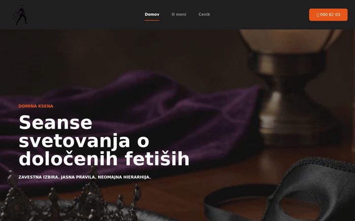 Screenshot von dominacija.si