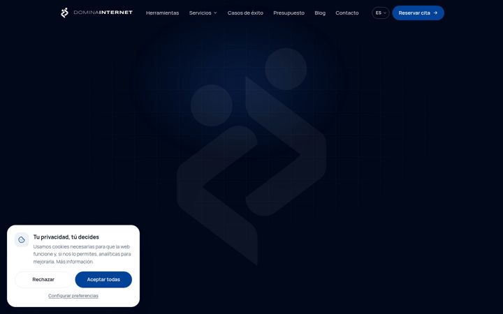 Screenshot of dominainternet.com