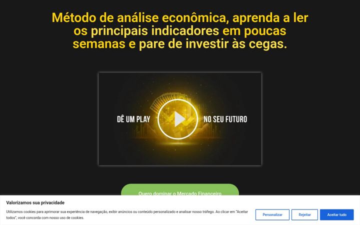 Screenshot von dominandoindicadores.com.br