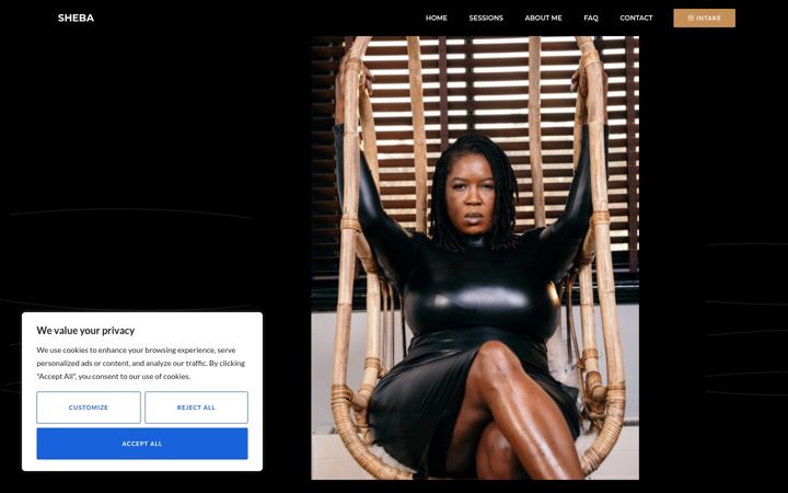 Screenshot of dominasheba.com