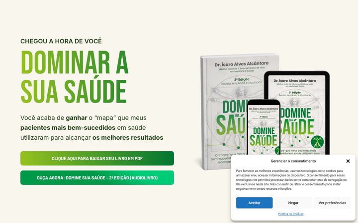 Screenshot von dominesuasaude.com.br