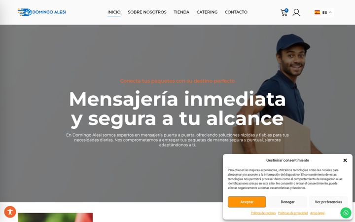 Screenshot of domingoalesi.com