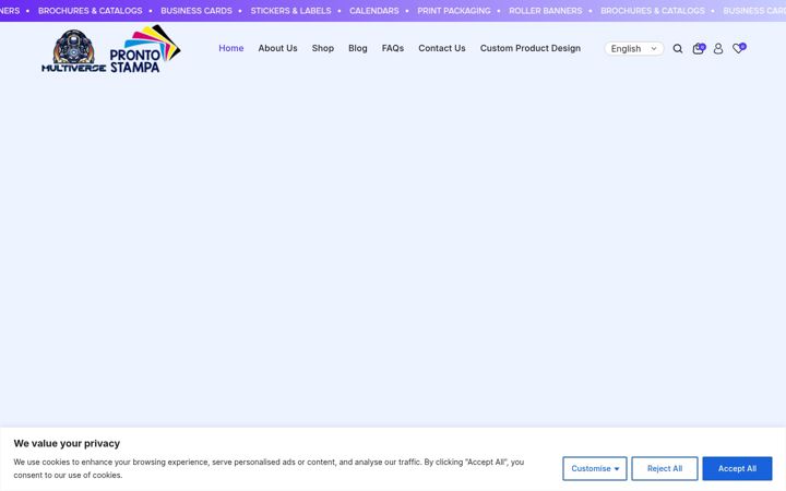 Screenshot of dominiasrl.it