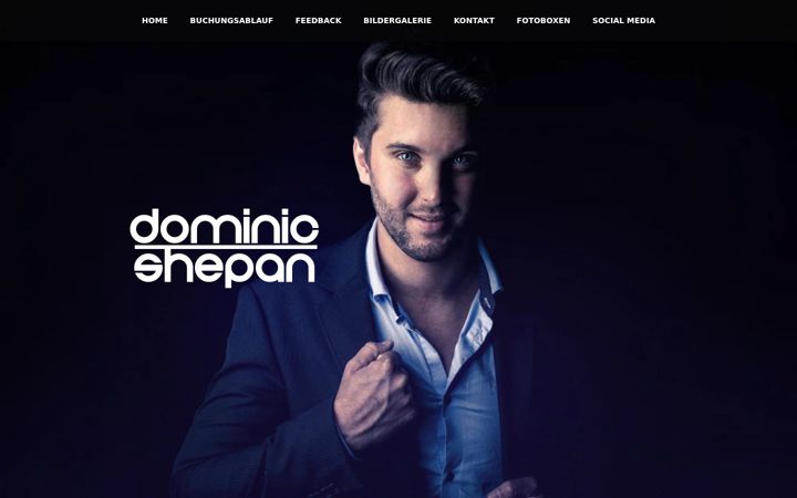 Screenshot di dominic-shepan.de