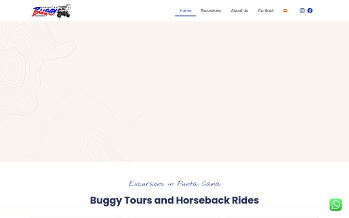 Screenshot of dominicanbuggydr.com