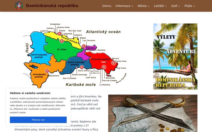 Screenshot di dominicanrepublic.cz