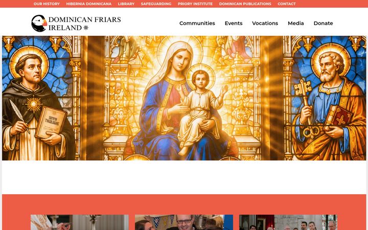 Screenshot ta' dominicans.ie