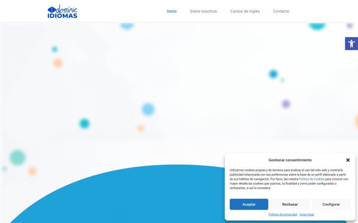 Screenshot of dominicidiomas.com