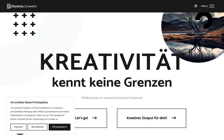 Screenshot di dominicschwehn.de