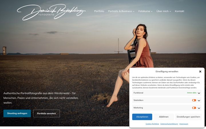 Screenshot di dominik-boeckling.de