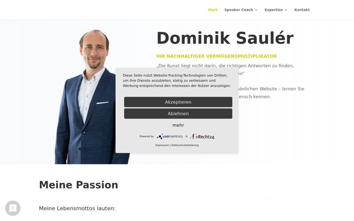Screenshot di dominik-sauler.de