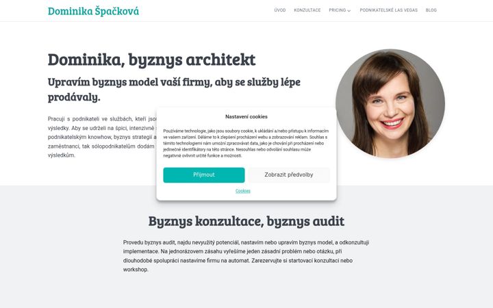 Screenshot di dominika.cz