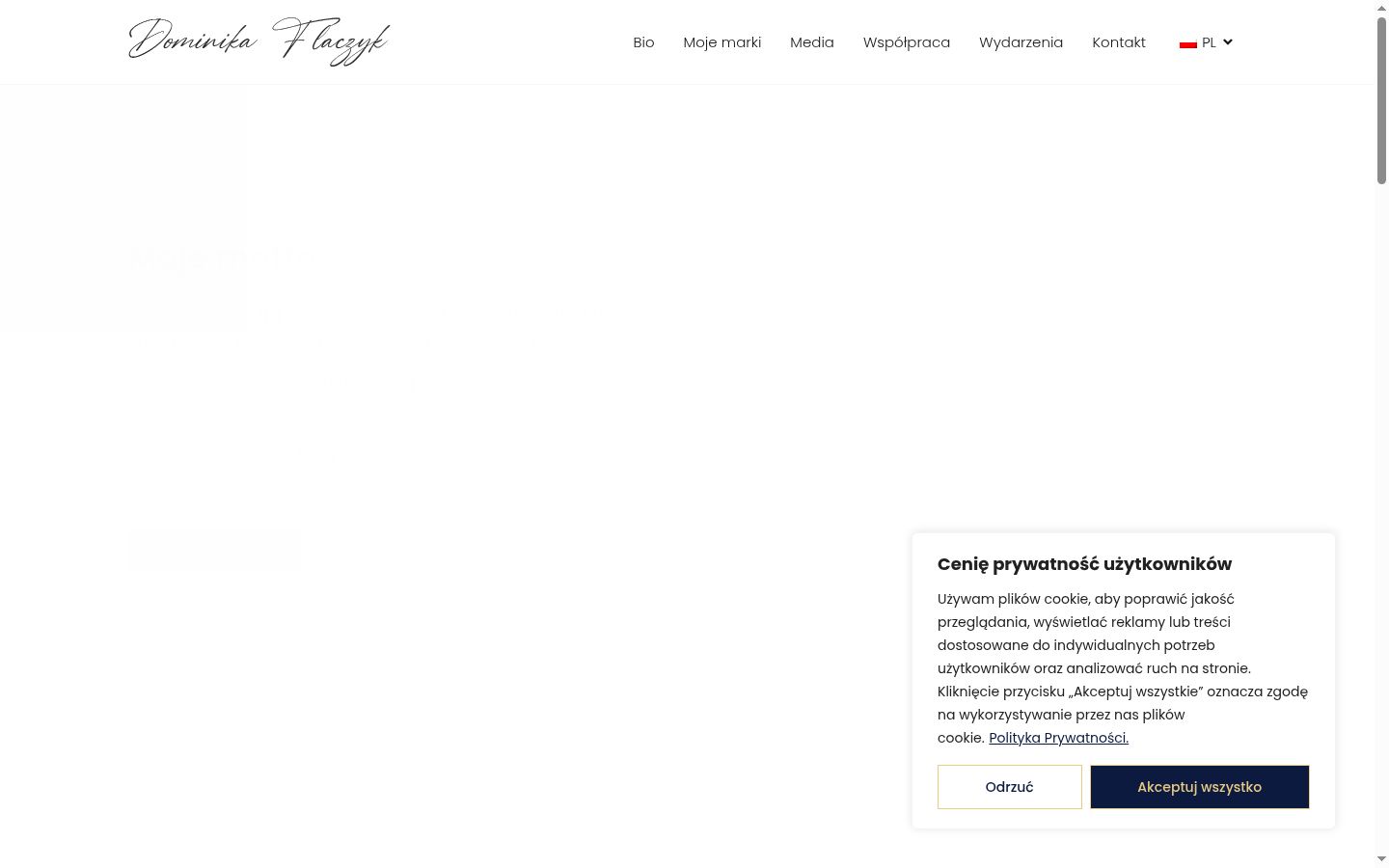 Screenshot του banner συγκατάθεσης που εμφανίστηκε πριν από οποιαδήποτε αλληλεπίδραση