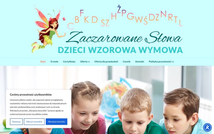 Ekrānuzņēmums no dominikalelewska.pl