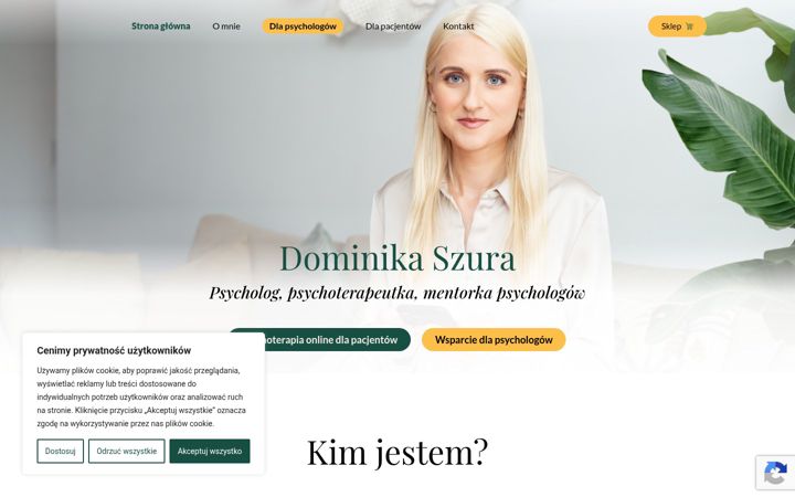 Capture d'écran de dominikaszura.pl