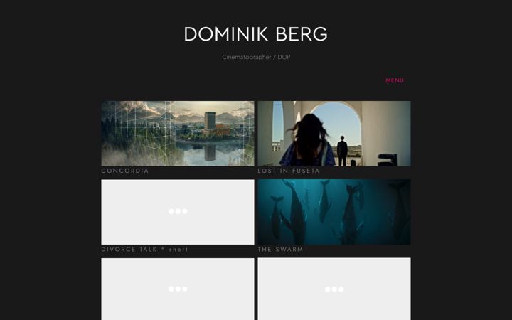 Screenshot di dominikberg.de