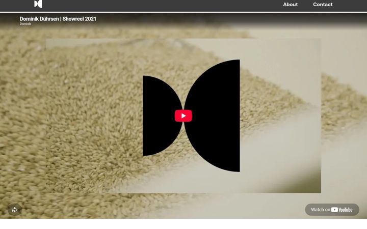 Screenshot di dominikduehrsen.de