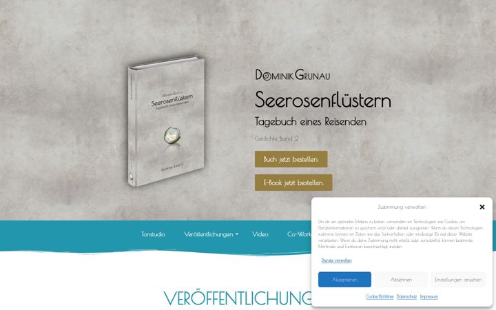 Screenshot of dominikgrunau.de