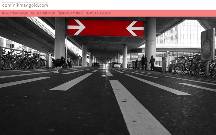 Screenshot of dominikmangold.com