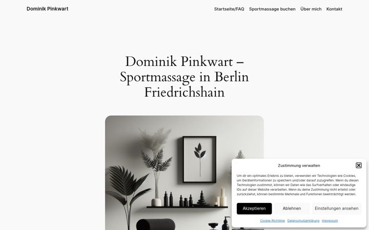 Screenshot of dominikpinkwart.de