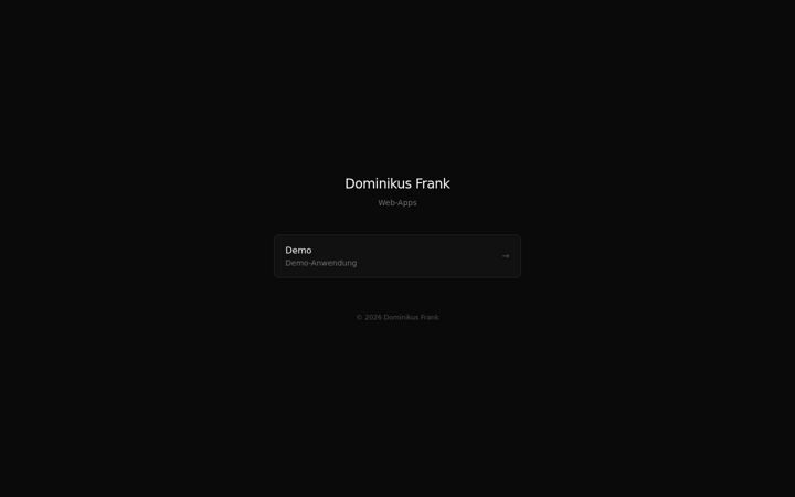 Screenshot of dominikus-frank.com