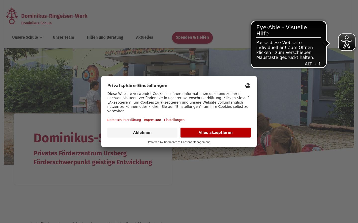 Kuvakaappaus suostumusbannerista, joka näytettiin ennen mitään vuorovaikutusta
