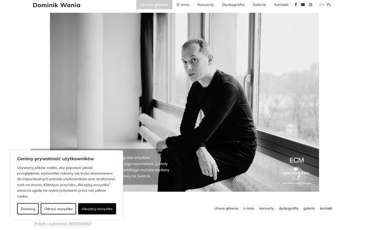Screenshot of dominikwania.com