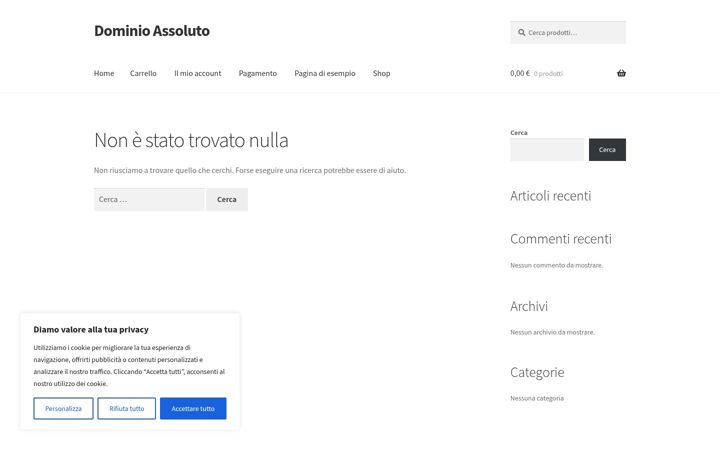 Screenshot of dominioassoluto.it