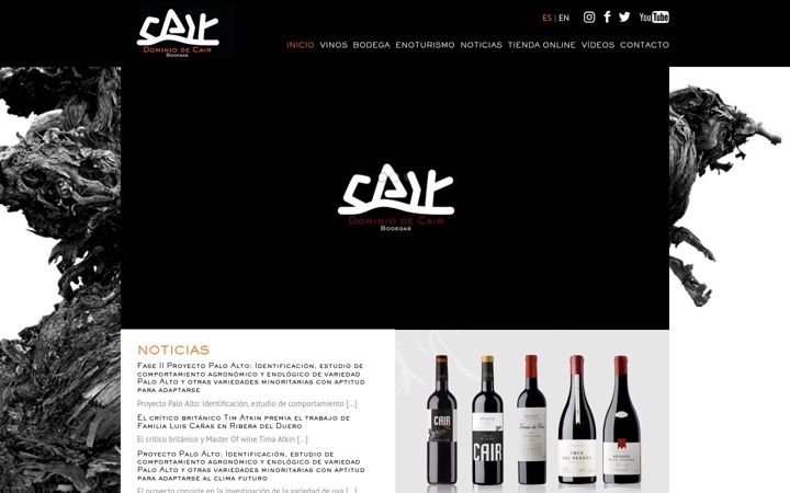 Screenshot ta' dominiodecair.com