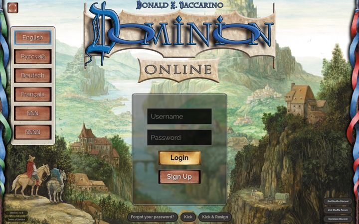 Screenshot of dominion.games