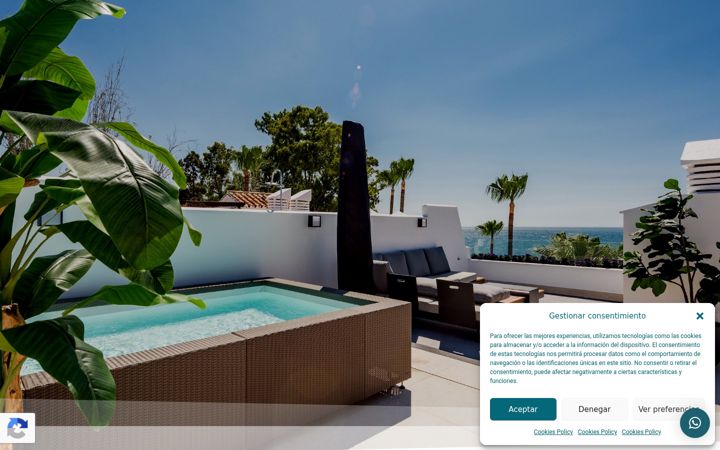 Screenshot ta' dominionbeachestepona.es