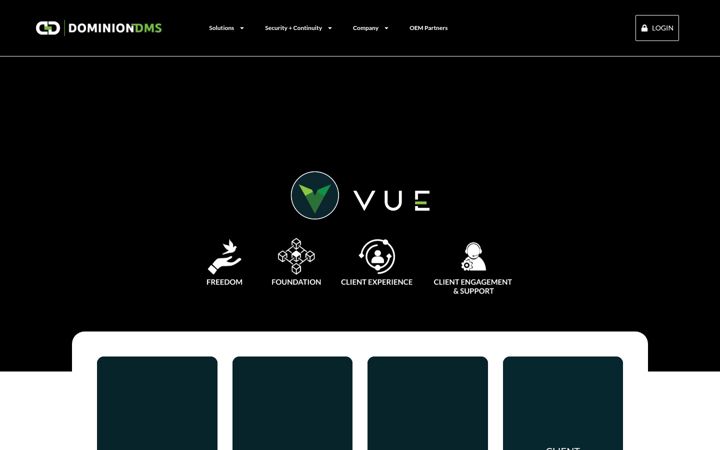 Screenshot of dominiondms.com