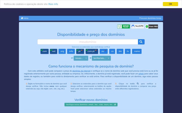 Snímek obrazovky dominioslivres.info