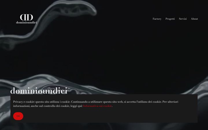 Screenshot of dominioundici.com