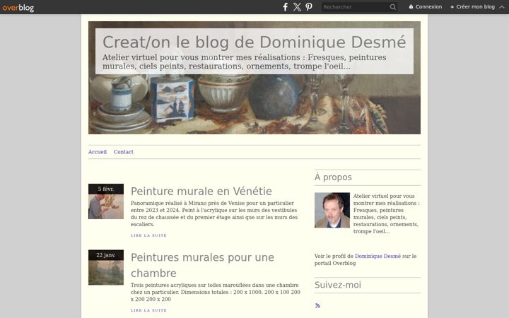 Screenshot of dominique-desme.com