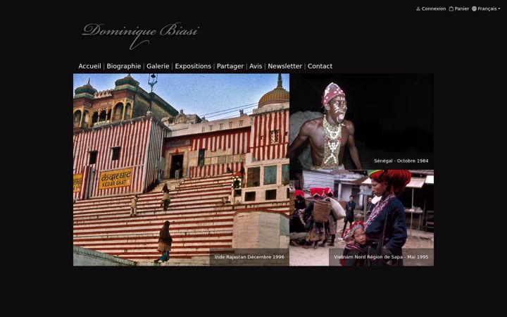 Screenshot of dominiquebiasi.com