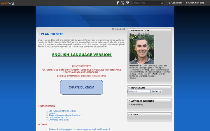 Screenshot of dominiquegarcia.fr
