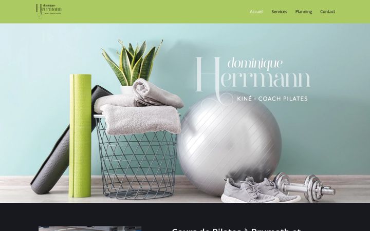Screenshot of dominiqueherrmann.fr