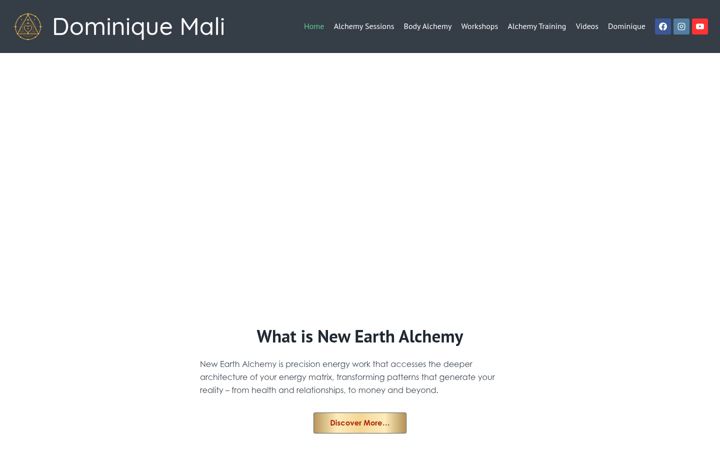 Screenshot of dominiquemali.com