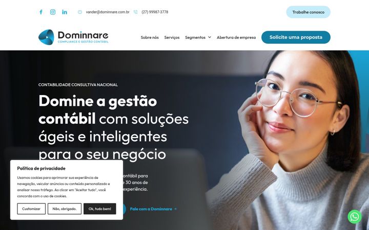 Screenshot von dominnare.com.br