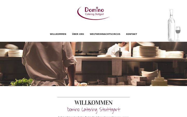 Captura de pantalla de domino-catering.de