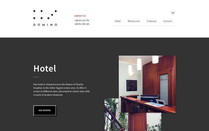 Screenshot of domino-hotel.com