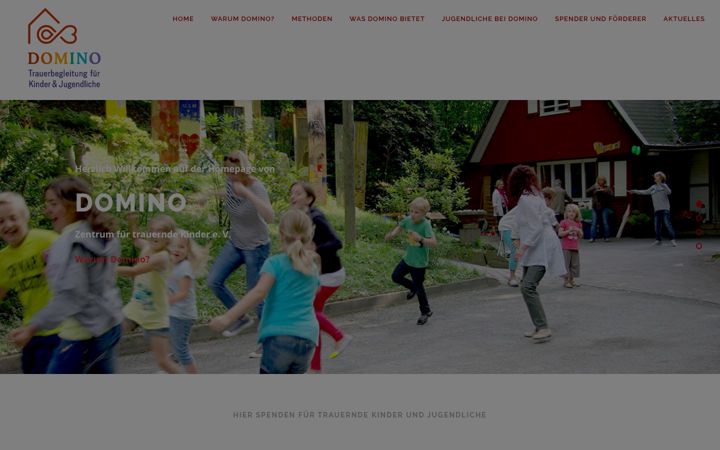 Ekraanipilt saidist domino-trauerndekinder.de