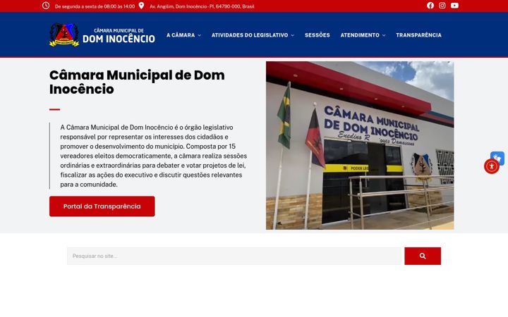 Screenshot von dominocencio.pi.leg.br