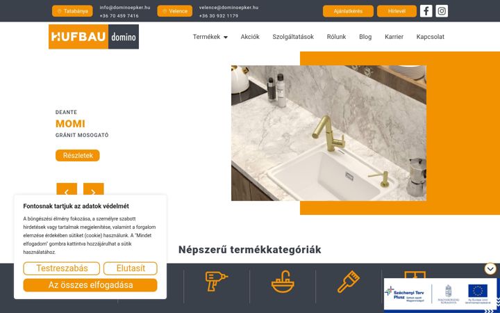 Screenshot of dominoepker.hu