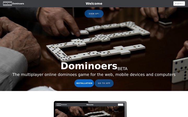 Screenshot of dominoers.com