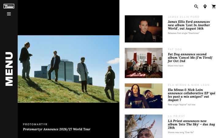 Screenshot of dominomusic.com