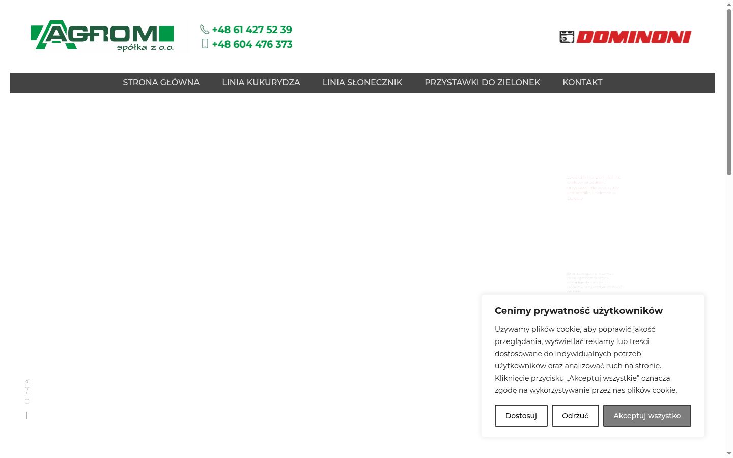 Screenshot des Einwilligungsbanners vor jeglicher Interaktion