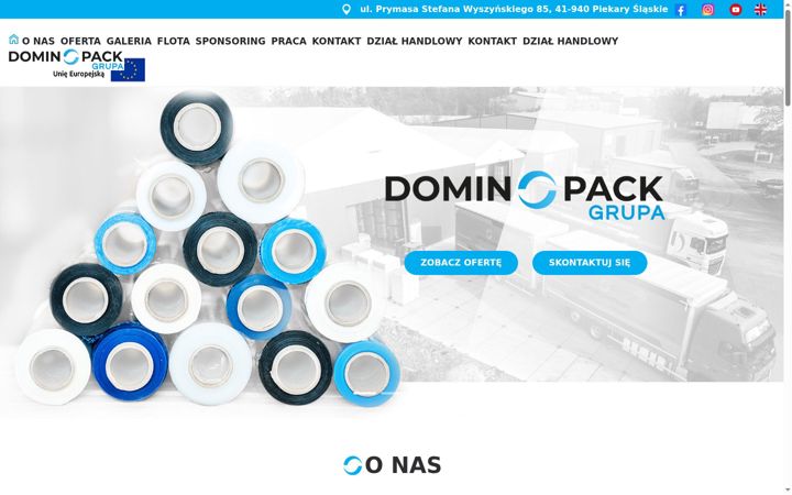 Screenshot von dominopack.pl