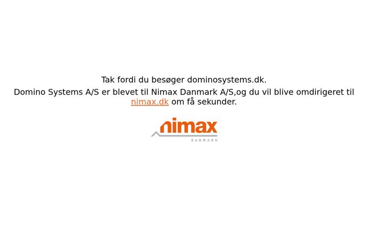 Snímek obrazovky dominosystems.dk